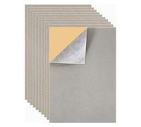 10 Pieces Peels and Stick Felt Sheets Self-Adhesive Felt, Grey