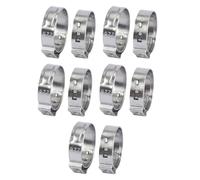 10 Pieces PEX Cinch Clamp Rings, 304 Stainless Steel Single Ear Hose Width 7Mm Suitable for Tubing Pipe Fitting Connections,109.8~113mm(106.8~110mm)