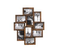 10 Pieces Photo Frame, Rustic Brown