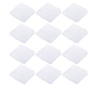 10 Pieces Plastic AA AAA Battery Storage Box for Case 4 Slot Way DIY Batteries