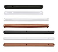 10 Pieces Plastic Drawer Slides Replacement Draw Runners 180 235 298mm Compatible with Cabinet Drawers for Smooth Quiet Use (Brown-235mm)