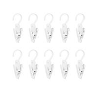 10 Pieces Portable Laundry Hooks Hanging Laundry Hooks Clip Laundry Hooks Clip With Rotatable Hangers Rotating Clothes Pegs Hanger