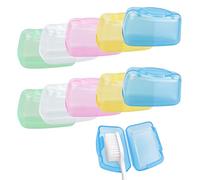 10 Pieces Portable Toothbrush Head Covers, Travel Toothbrush Protector Cover
