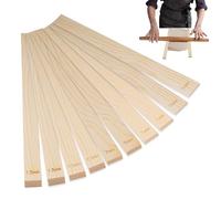 10 Pieces Pottery Rolling Pin Guides, 5 Sizes 3/5/7/10/12 mm Wooden Clay Rolling Pin Guides, Thickness Guide Pottery Tools, Mud Stick Guide for Precise Polymer Clay Thickness Control