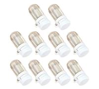 10 Pieces Practical 2ml Small Glass Bottles with Tight Seal Lid Great for Storing Skincare Products on the Way Glass Sample Bottles