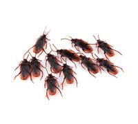 10 Pieces Prank Fake Roaches Look Real Trick Joke Scary Realistic Gifts Novelty Cockroach