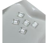 10 Pieces Rhinestones Rectangular Crystal Decorations For Nails