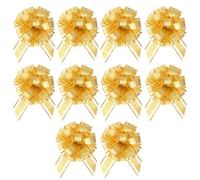 10 Pieces Ribbon Decorative Knots, Gift Wrapping Decorative Knots, Wedding Decoration Ball Flowers, Wedding Car Decoration Knots, Wedding Table Decoration Accessories