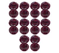 10 Pieces Rose Mirrored Lipstick Cases Practical Lip Balm Container Small Cosmetic Bottles for Creams and Serums Refillable Lipstick Case Set