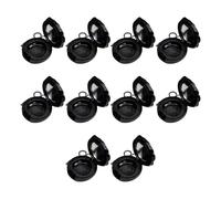 10 Pieces Rose Shape Lip Balm Container with Mirrored Leakproof Cosmetic Organized for Travel and Home Use