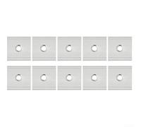 10 Pieces RV Awning Hooks with Grommets for Piping Rails 56 mm78 mm, Made from Polyester Material, Suitable for Indoor and Outdoor Hanging on RVs and Camping (White)