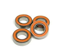 10 Pieces S693 2RS Hybrid Ceramic Bearing 3x8x4 ABEC7 Stainless Steel Ceramic Bearing S693C SMR693 RS 2RS Grease-Free 3 * 8 * 4 Bearing