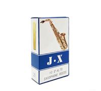 10 Pieces Saxophone Reeds Strength 2.5 for Alto Soprano Tenor Sax Clarinet Dependable Performance Clear Tone Strong Build for Daily Playing Needs (Alto)