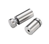 10 Pieces Sign Standoff Screws 12mm Advertising Screws Stainless Steel Wall Mounts Acrylic Glass Fasteners Hardware(12x30mm)