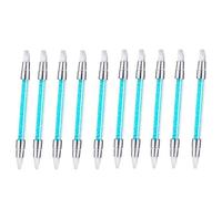 10 Pieces Silicone Nail Pen, Nail Brush Tool, Double Tipped Nails Pen Brush Set Rhinestone Nails Polish Carving Pens Finger Brushes For Carving, Shaping 3D Effect