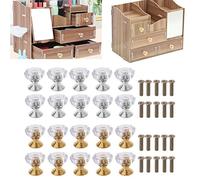 10 Pieces Small Acrylic Drawer Pulls Cabinet Handle Single Jewelry Box Knobs Furniture Hardware for Home Bedroom