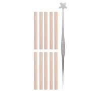 10 Pieces Spruce Sound Pin with Sound Setter, Improve Violin Sound Quality for Violinists 4/4 3/4, Wires and Cables