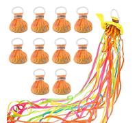 10 Pieces Streamers Popper Throw Streamers Party Poppers Colorful Hand Held Party Streamers Party Poppers No Mess Throw Confetti Pop Out Streamers for Birthday Wedding Graduation Party ( Random color)