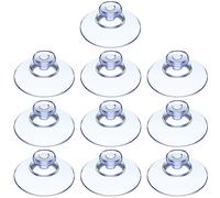 10 Pieces Suction Cups,Suction Cup,Small Suction Cups,Window Suction Cups,Window Suckers for Glass,for Windows,Tiles,Car Decoration,Glass Plates,Kitchen,Bathroom,Transparent(20 mm)