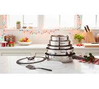 10 Pieces Tefal Ingenio Titanium Stainless Steel