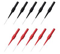 10 Pieces Test Back Probe Pin,Multimeter Test Leads Power Back Probe Pin 0.7mm Wire Piercing Electrical Insulation Non-Destructive Stainless Steel Pin Multimeter Probes Car for Automotive Tester Kit