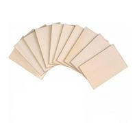 10 Pieces Thin Wooden Rectangle