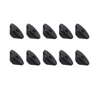 10 Pieces Toilet Water Tank Sealing Gaskets for Fixing Loose Seats Bathroom Inner Diameter 6mm, Black