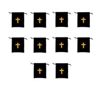 10 pieces velvet drawstring rosary bag uses versatile in exquisite workmanship for jewelry and packaging