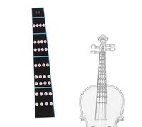 10 Pieces Violin Position Sticker, 4/4 1/2 1/4 1/8 3/4 Violin Keyboard Sticker, Removable Violin for Beginners Violin Learning and Practice Sticker (1/8)