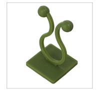 10 Pieces Wall Plant Clips for Climbing Plants Plastic Self Adhesive Green Vine Support Clips for Indoor Outdoor Decoration and Cable Wire Attachment