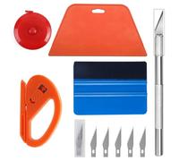 10 Pieces Wallpaper Smoothing Tool Kit, for Peel and Stick Wallpaper, Vinyl Backsplash Tile Applyin