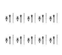 10 Pieces Watch Pointer Set, Luminous Watch Hands, Hour Minute Seconds, Watch Movement Modification Parts for NH35 NH36 SK 26, Easy to, #711, SK-23, SK-23