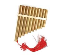 10 Pipes LeftHand Pan Flute Musical Instruments Original Colour Flute De Pan Woodwind Instruments Pan Pipes