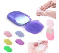 10 PK Hygienic HAND TRAVEL SOAP SHEETS -200 Foaming Sheets, Portable Thinly Sliced Soap in Dispenser, Holiday, Camping, Hiking & Outdoor with Limited Water (Pack 10)