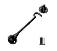 10" Plain Cast Iron Cabin Hook Black Antique