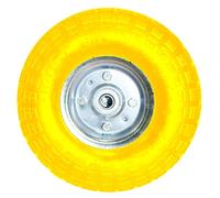 10" Pneumatic Sack Truck Trolley Wheel Barrow Tyre Tyres Garden Hand New Yellow | Emergency Replacement Tyre | Strong Durable Long Lasting