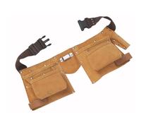 10 Pocket Economy Tool Pouch - leather tool pouch double regular bluespot tools bs16332