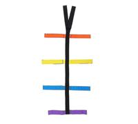 10-Point Color-Coded Spine Board Straps System - Nylon Spider Straps with Velcro for EMS & First Responders