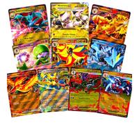 10 Pokemon Cards English - Ultra Rare EX Gold V Only, Guaranteed No Duplicates - Authentic Original Cards - Random Set for Collectors and Gift Idea