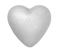 10 Polystyrene Hearts - 85mm Across