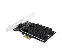 10 Port Converter Card 6Gbps Data Transfer Fast Speed Compatibles Multipe Motherboards Expansion Hardware