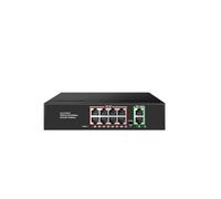10-Port POE Switch Gigabit Network Switch POE VLAN with SFP 10/100/1000Mbps (Color : 8 POE Black)