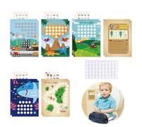 10 Potty Training Chart, Potty Training Reward Chart Reusable, Toilet Training Reward Chart for Boys Toddler Kids Potty Training for Birthday Gift