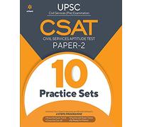 10 Practice Sets Csat Civil Services Aptitude Test Paper 2 2021