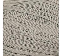 #10 Premium Mercerised Egyptian Cotton Crochet Thread - 3 Ply Pearl-Effect Finish - Soft, Strong & Lustrous - 100g - Daisy Crochet Cotton 207 Grey