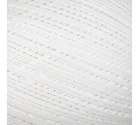 #10 Premium Mercerised Egyptian Cotton Crochet Thread - 3 Ply Pearl-Effect Finish - Soft, Strong & Lustrous - 100g - Daisy Crochet Cotton 100 White