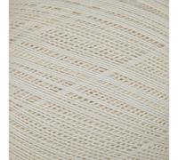 #10 Premium Mercerised Egyptian Cotton Crochet Thread - 3 Ply Pearl-Effect Finish - Soft, Strong & Lustrous - 100g - Daisy Crochet Cotton 010 Cream