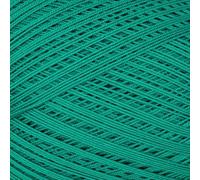 #10 Premium Mercerised Egyptian Cotton Crochet Thread - 3 Ply Pearl-Effect Finish - Soft, Strong & Lustrous - 100g - Daisy Crochet Cotton 868 Emerald
