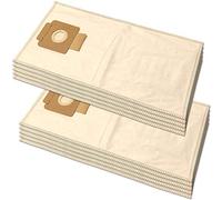 10 Premium microfleece vacuum cleaner bags Compatible with Kärcher T 10/1, T 12/1, 6.904-315.0 | compatible with 6.904-084.0 | 10 pieces | Canister vacuum cleaners, multi-purpose vacuum cleaners