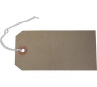 10 Quality Strung Buff Tags 120mm x 60mm by MacIntyre
